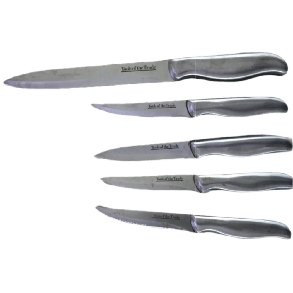 Tools Of The Trade Stainless Steel Steak Knives Serrated Slicing Knife Paring